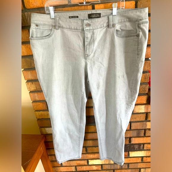 Talbots Light Gray Boyfriend Jeans - Picture 1 of 5
